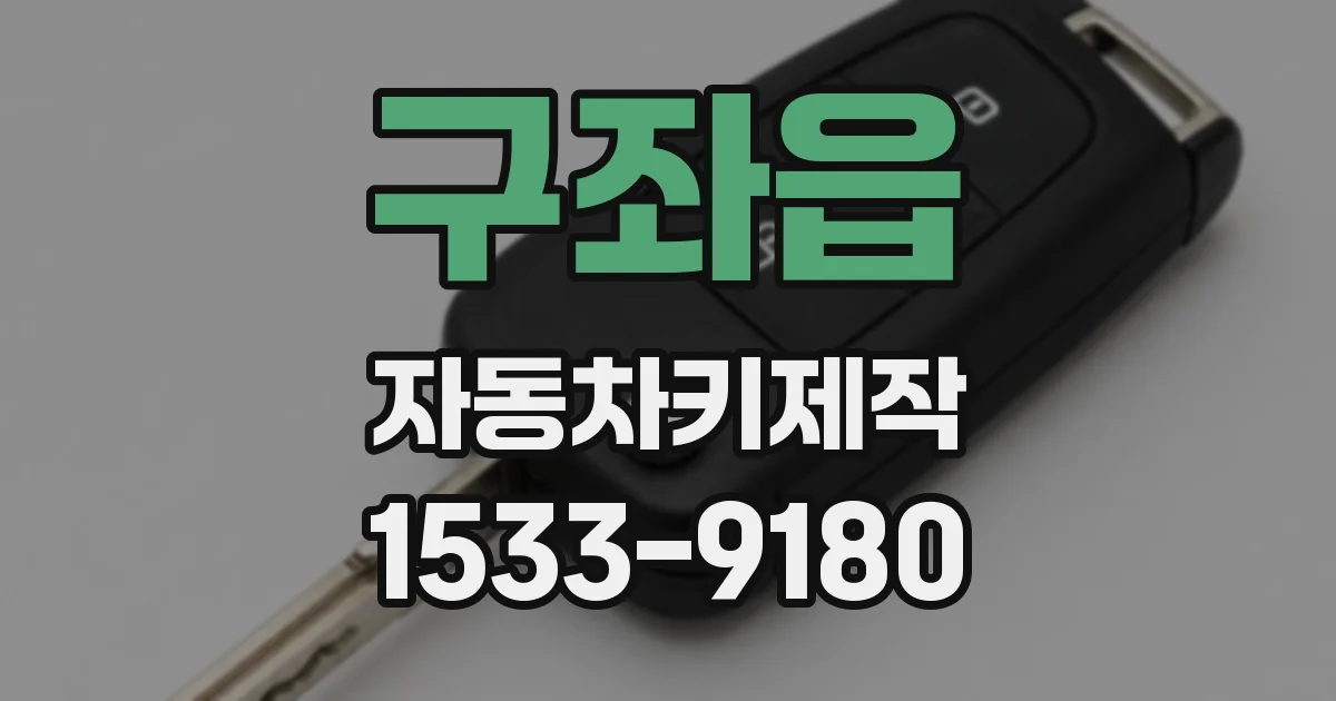 구좌읍 자동차키제작