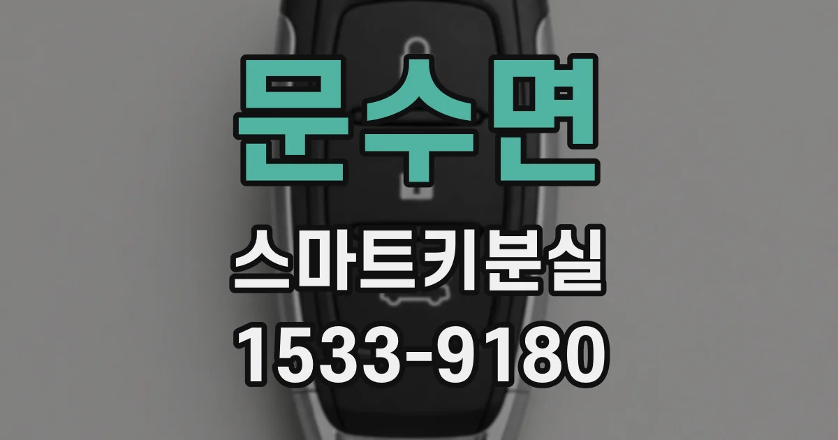 문수면 스마트키분실