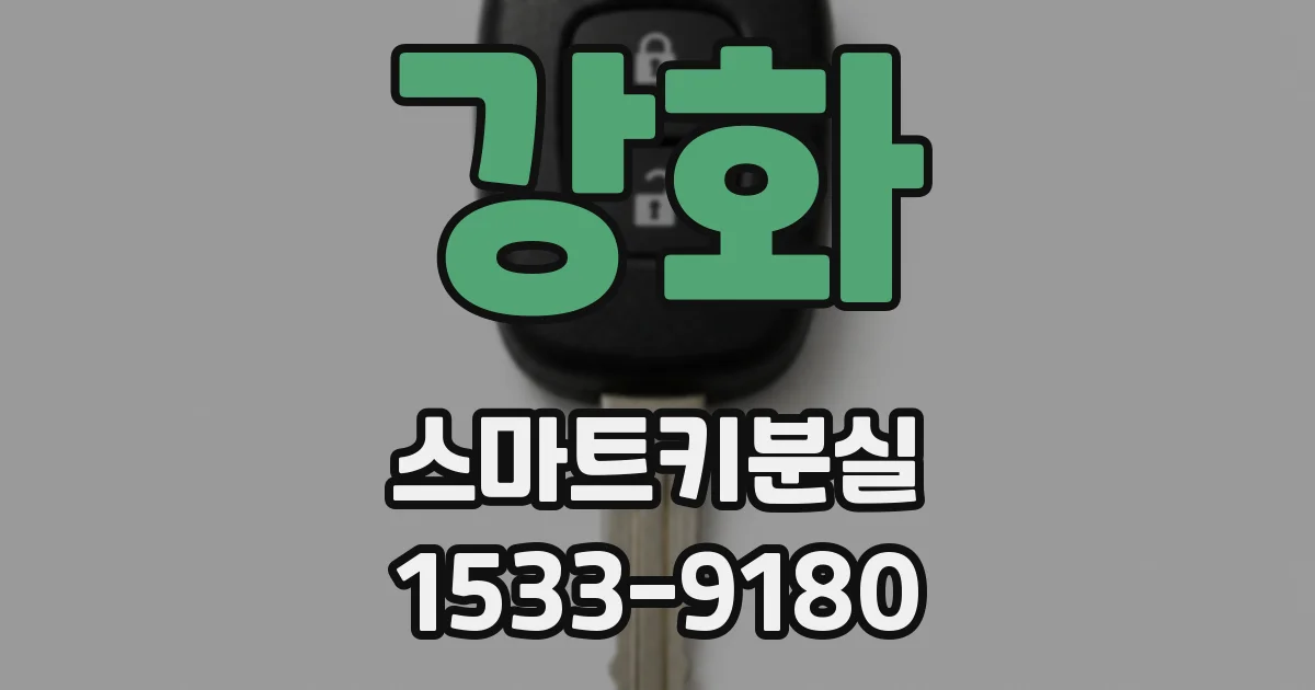 강화 스마트키분실