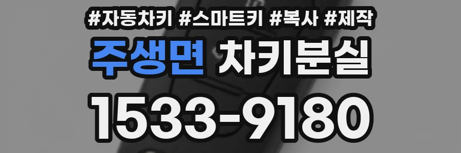 주생면 차키분실