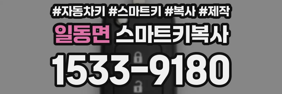 일동면 스마트키복사