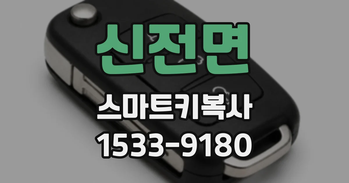 신전면 스마트키복사