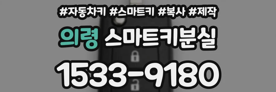 의령 스마트키분실