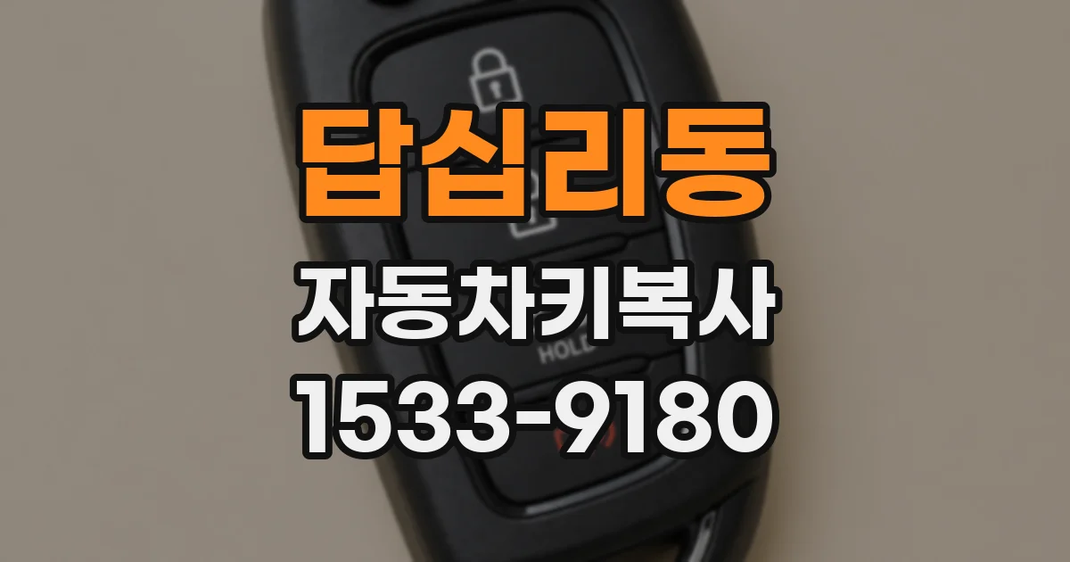 답십리동 자동차키복사