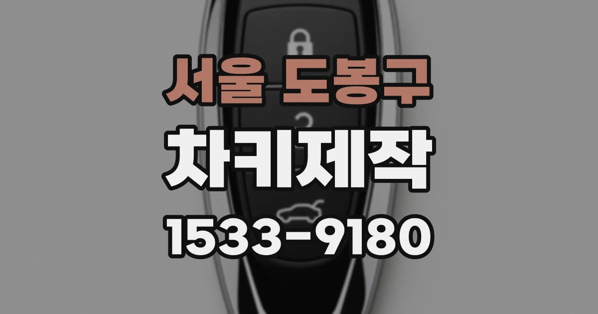 서울 도봉구 차키제작
