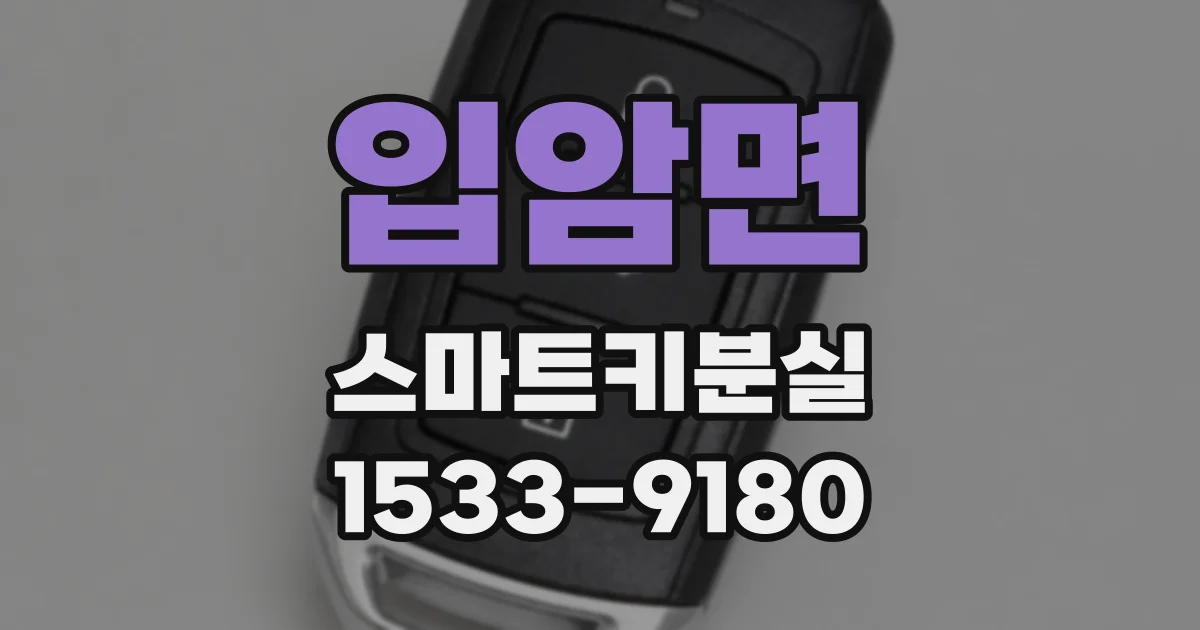 입암면 스마트키분실