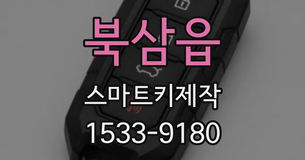 북삼읍 스마트키제작