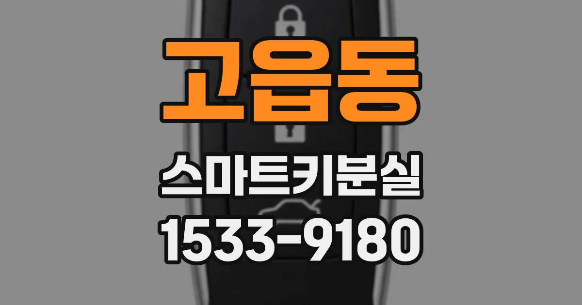 고읍동 스마트키분실