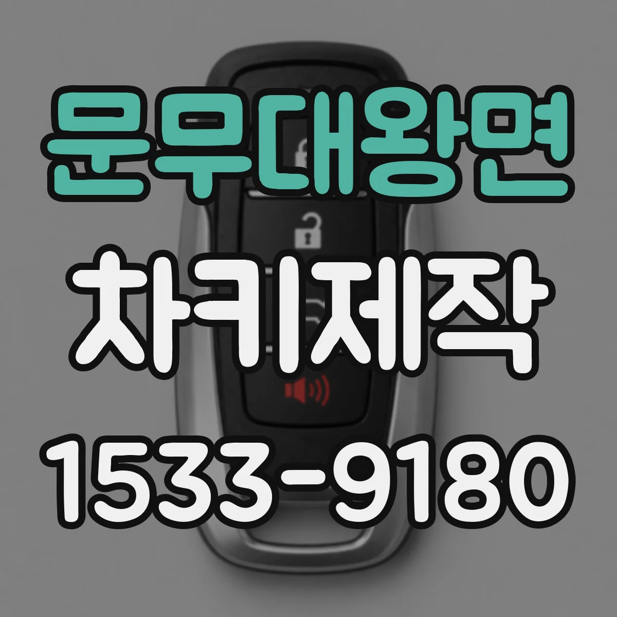 문무대왕면 차키제작
