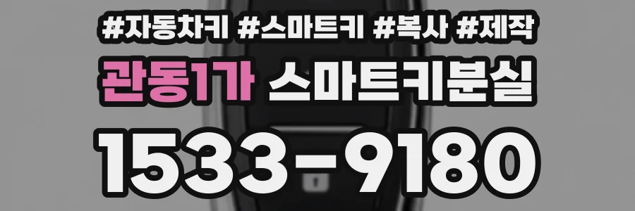 관동1가 스마트키분실