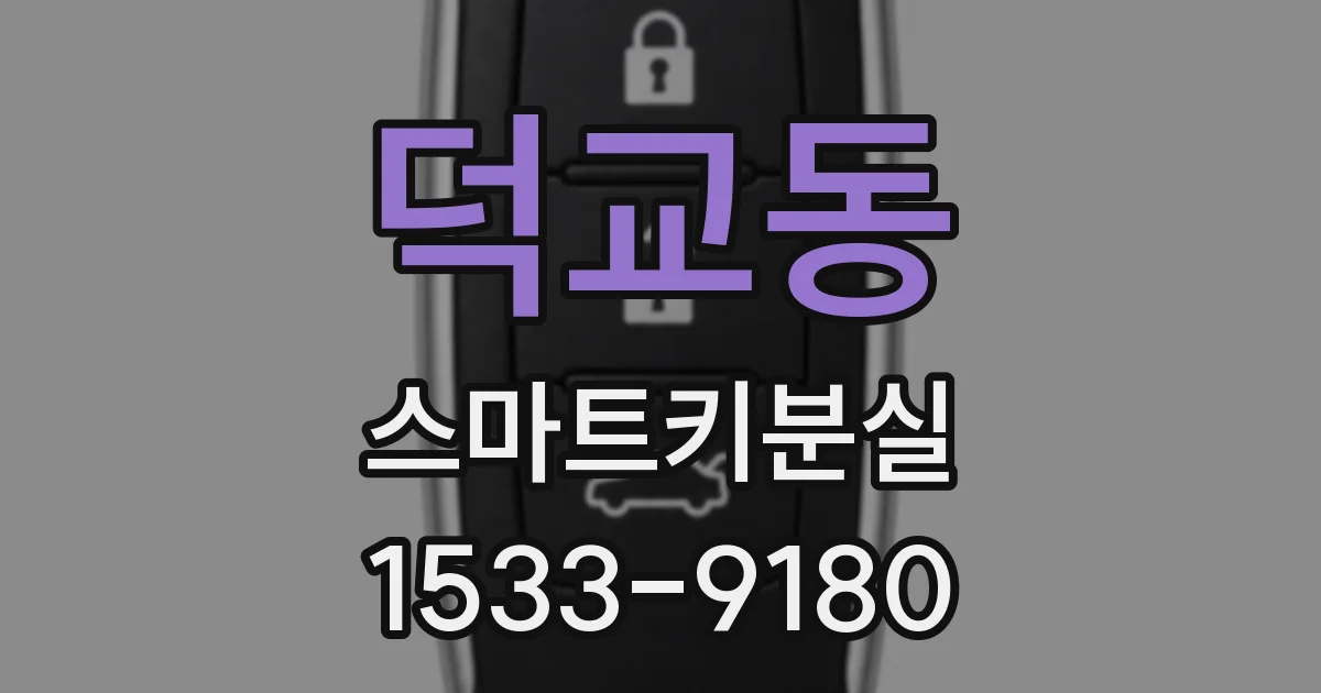 덕교동 스마트키분실
