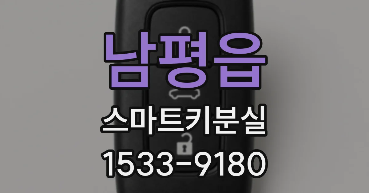 남평읍 스마트키분실