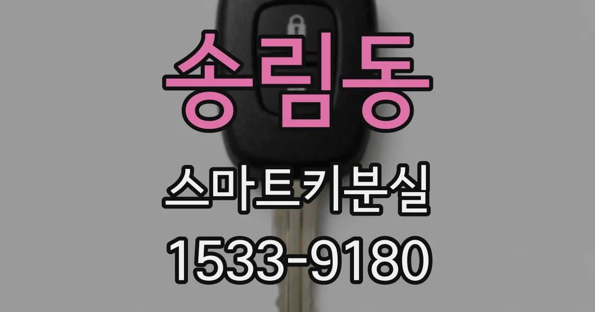 송림동 스마트키분실