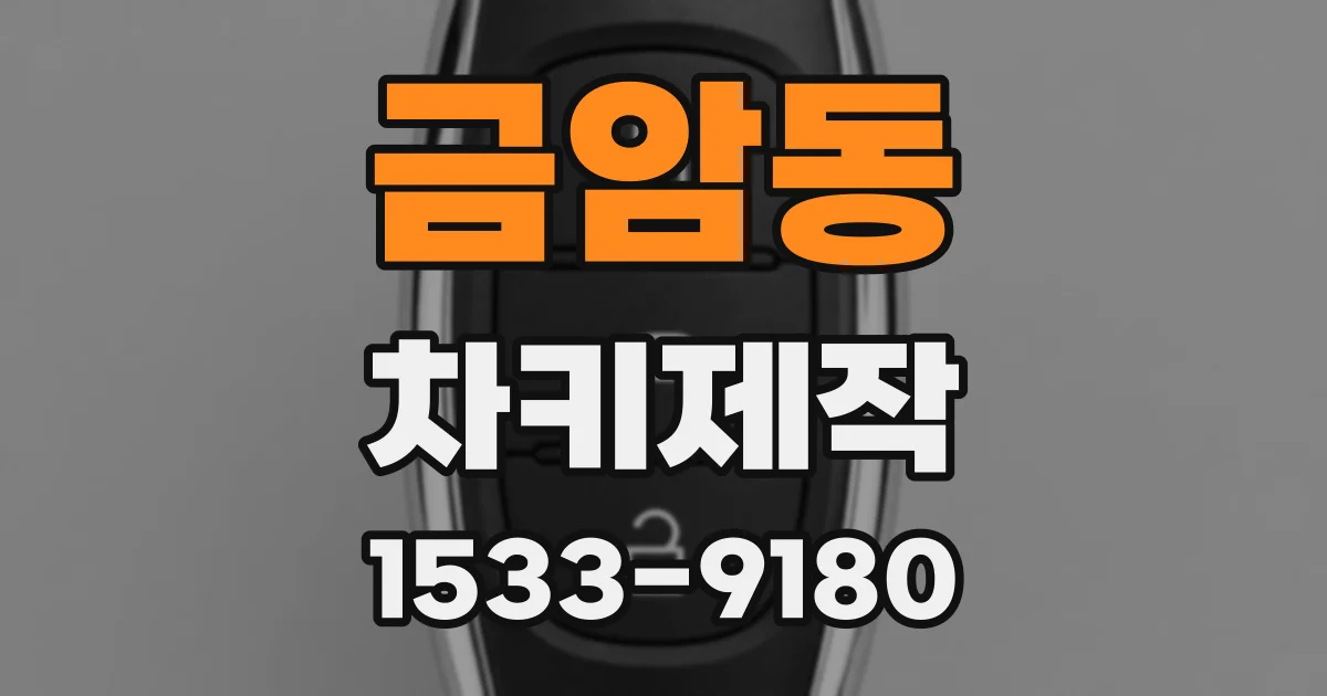 금암동 차키제작