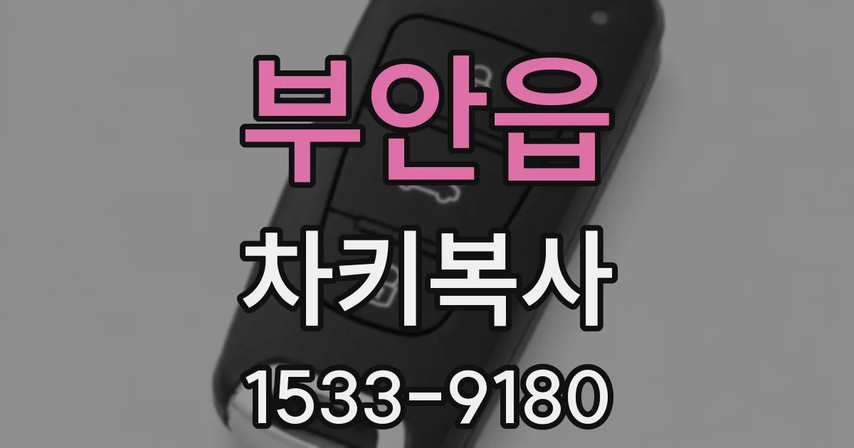 부안읍 차키복사