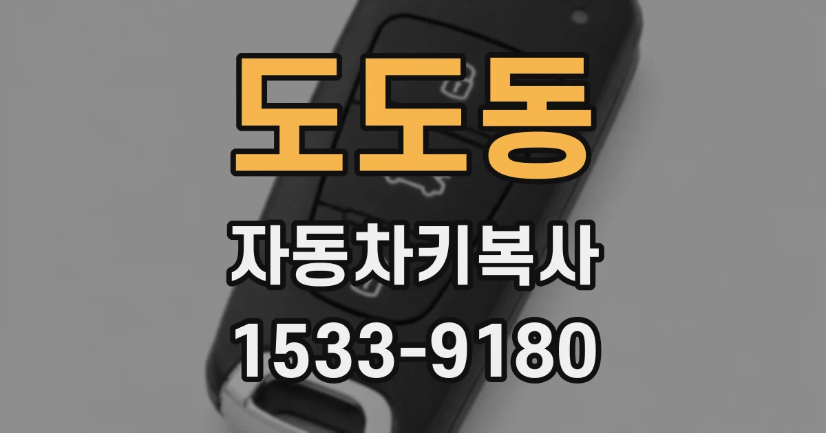 도도동 자동차키복사
