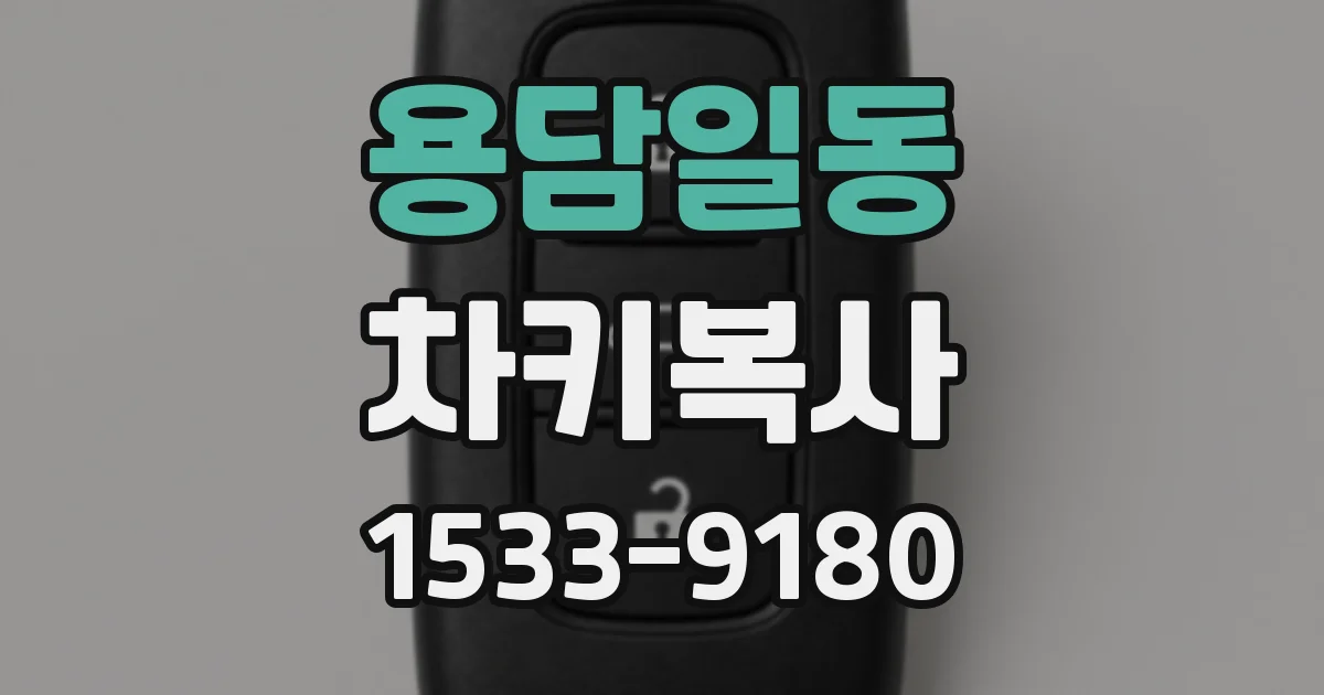 용담일동 차키복사