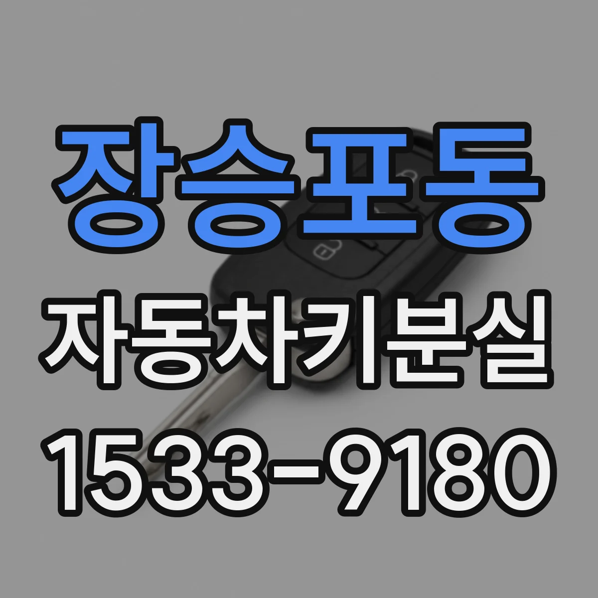 장승포동 자동차키분실