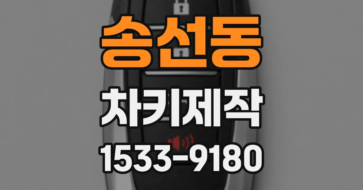 송선동 차키제작