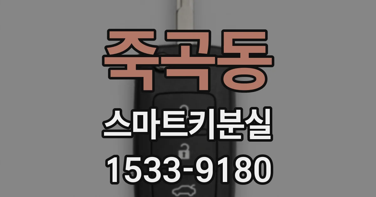 죽곡동 스마트키분실