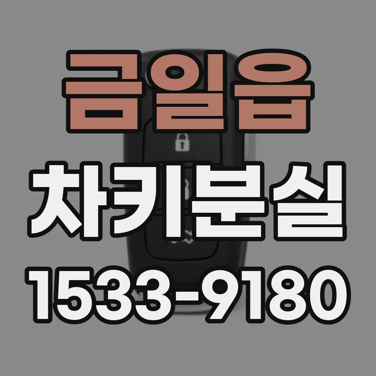 금일읍 차키분실