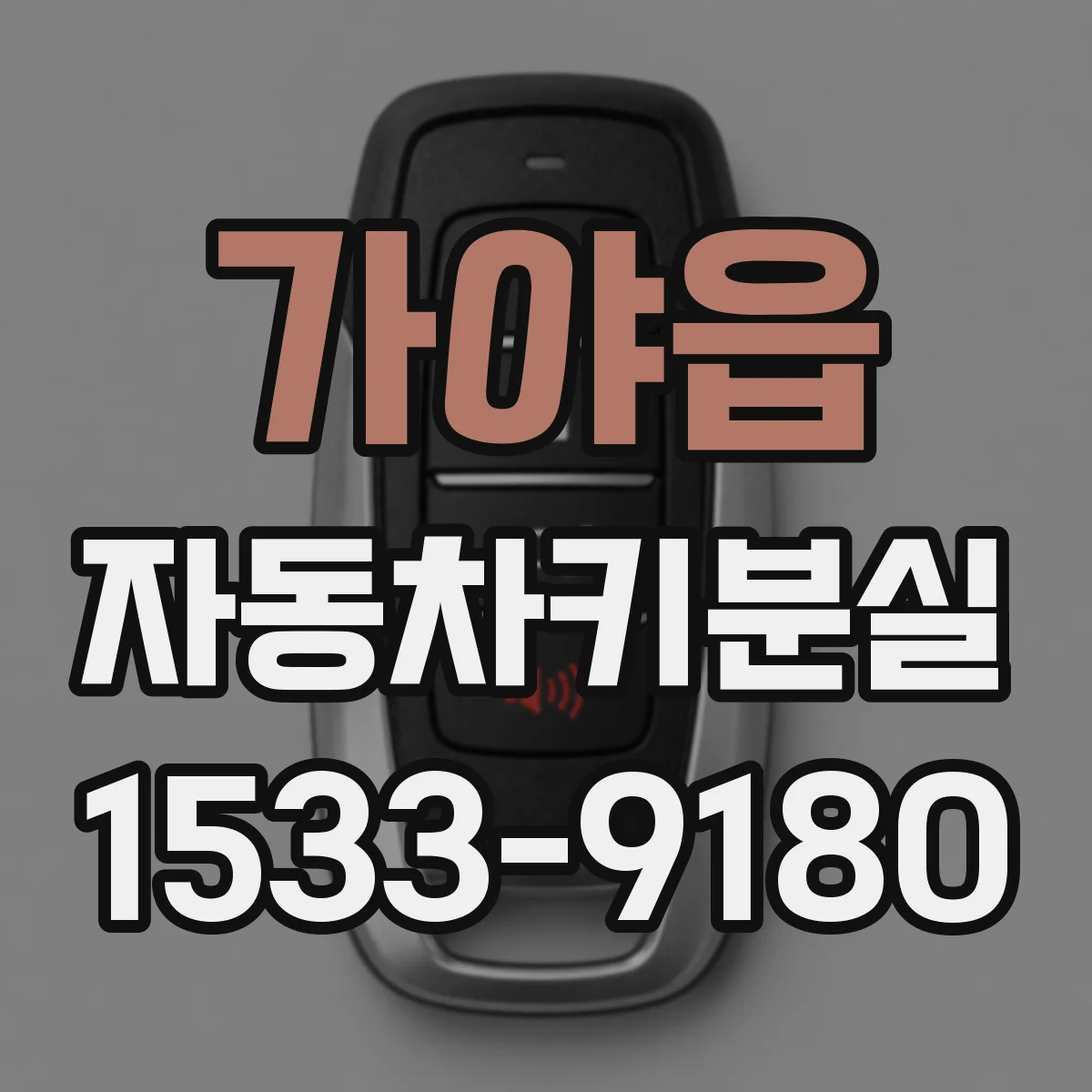 가야읍 자동차키분실