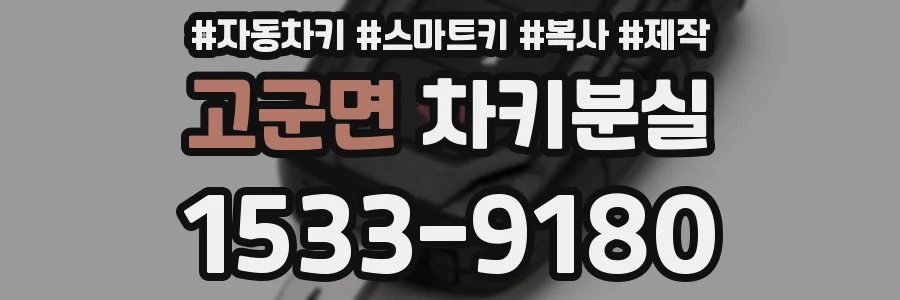 고군면 차키분실