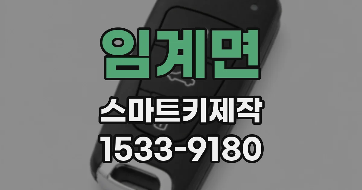 임계면 스마트키제작