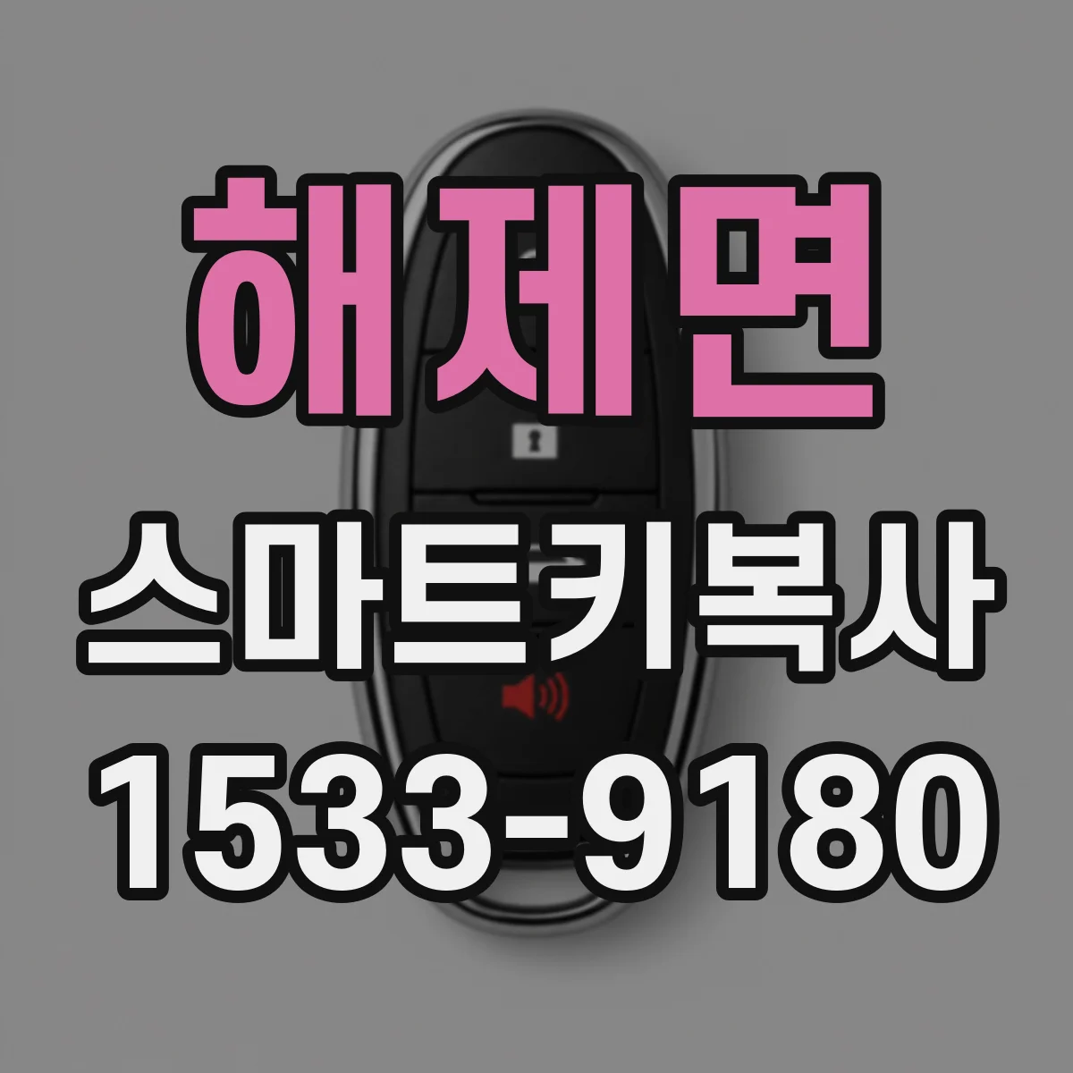 해제면 스마트키복사
