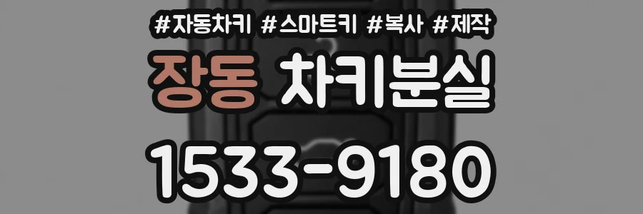 장동 차키분실