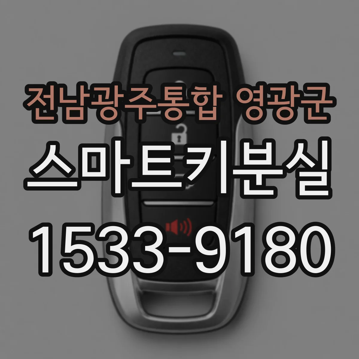 전남광주통합 영광군 스마트키분실