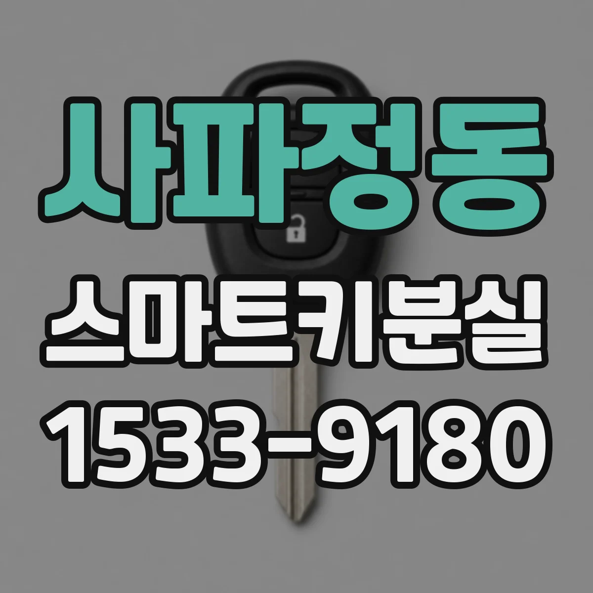 사파정동 스마트키분실