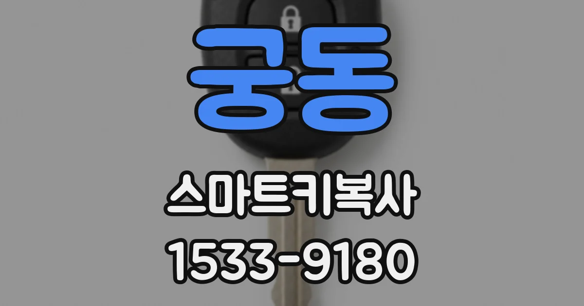궁동 스마트키복사