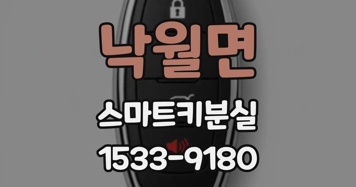 낙월면 스마트키분실