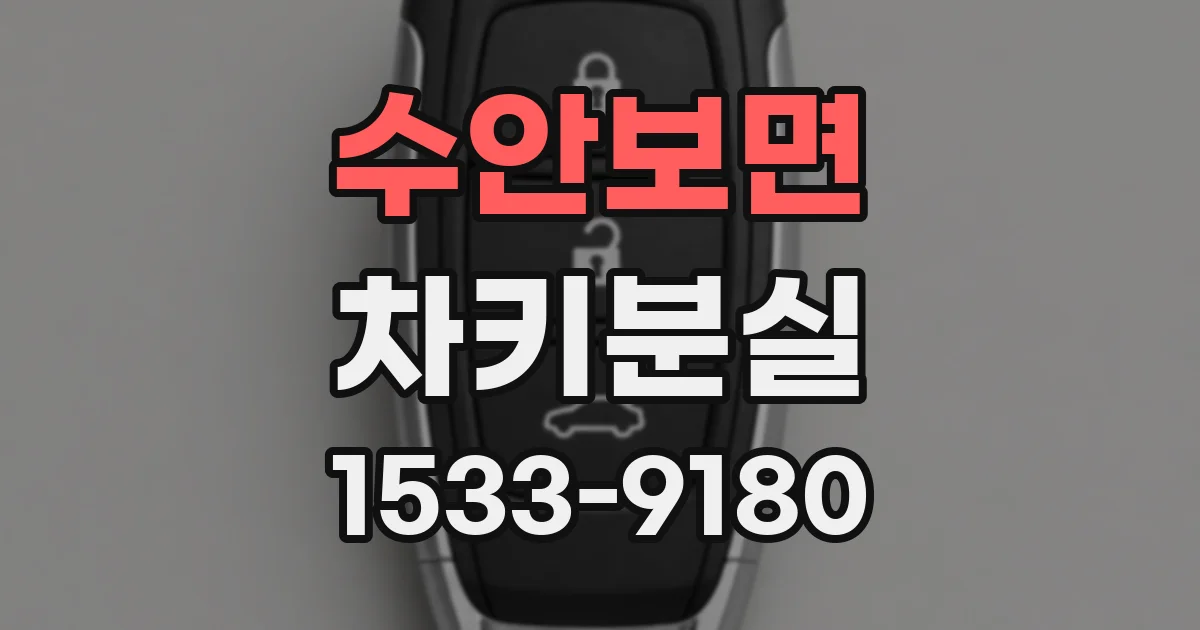 수안보면 차키분실