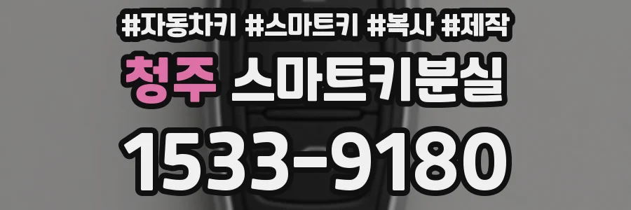 청주 스마트키분실