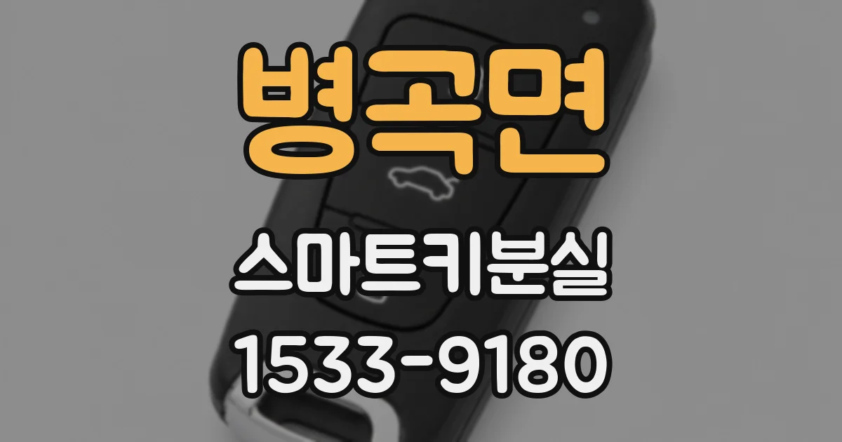 병곡면 스마트키분실