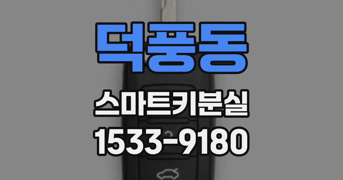 덕풍동 스마트키분실