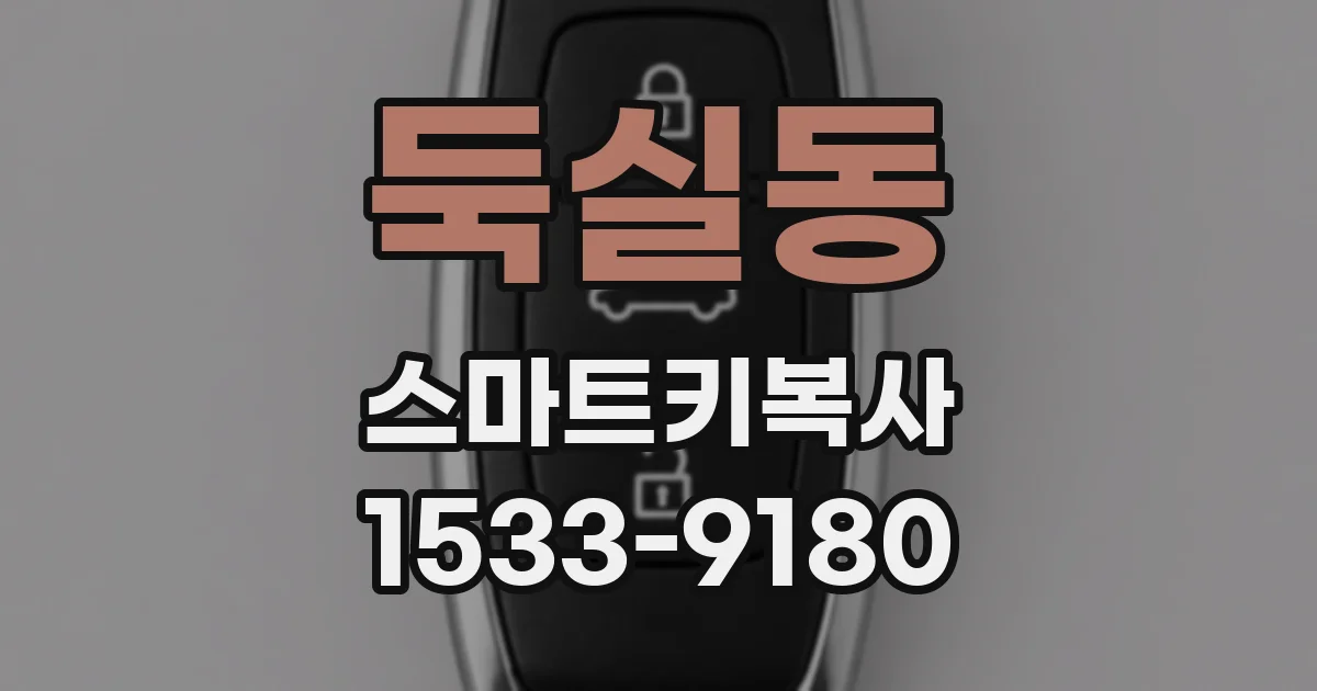 둑실동 스마트키복사