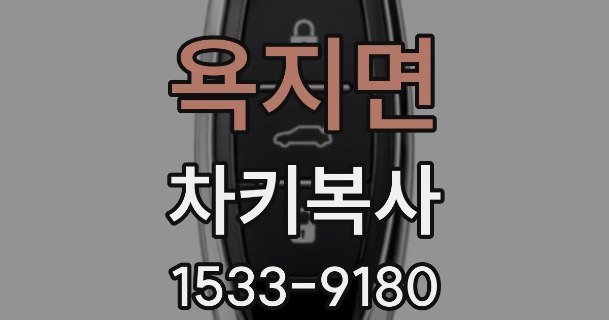 욕지면 차키복사