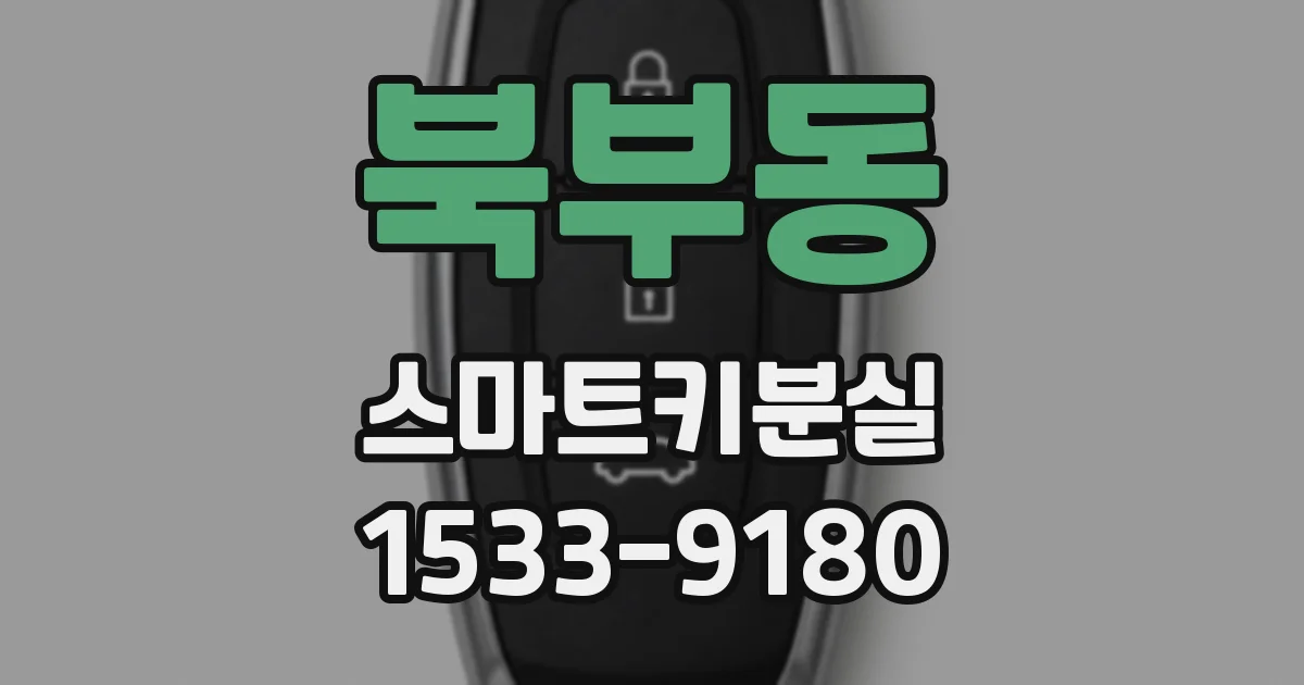 북부동 스마트키분실
