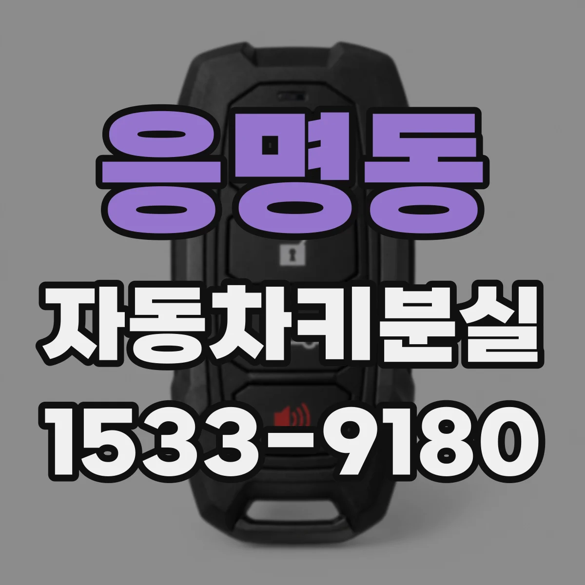 응명동 자동차키분실
