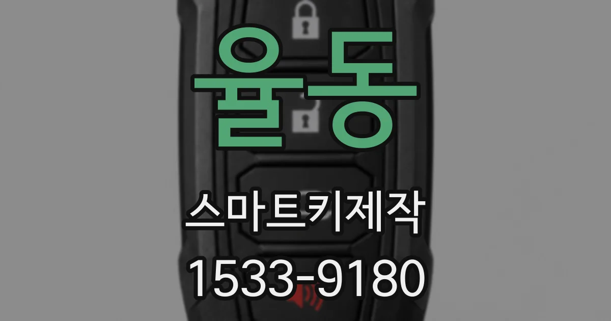 율동 스마트키제작