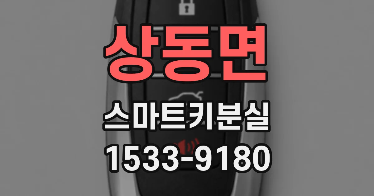 상동면 스마트키분실