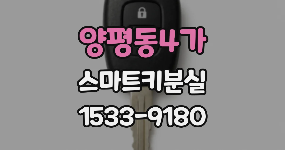 양평동4가 스마트키분실