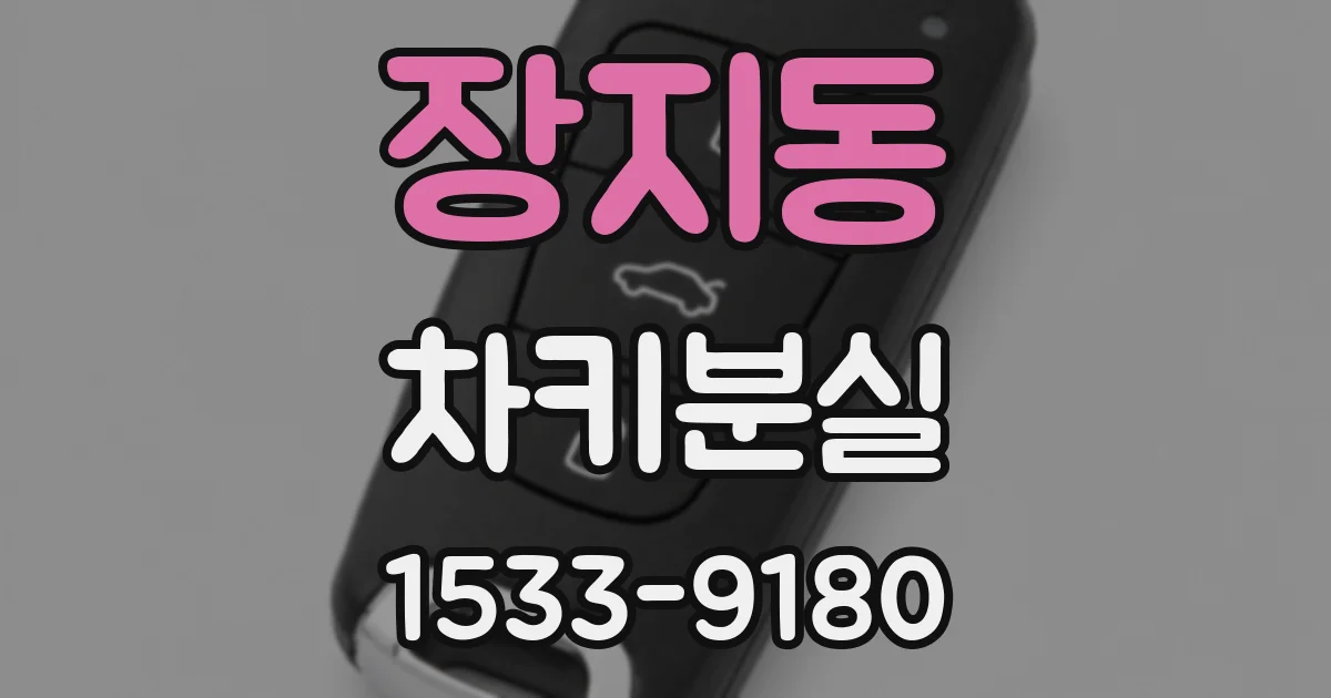 장지동 차키분실