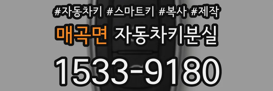 매곡면 자동차키분실