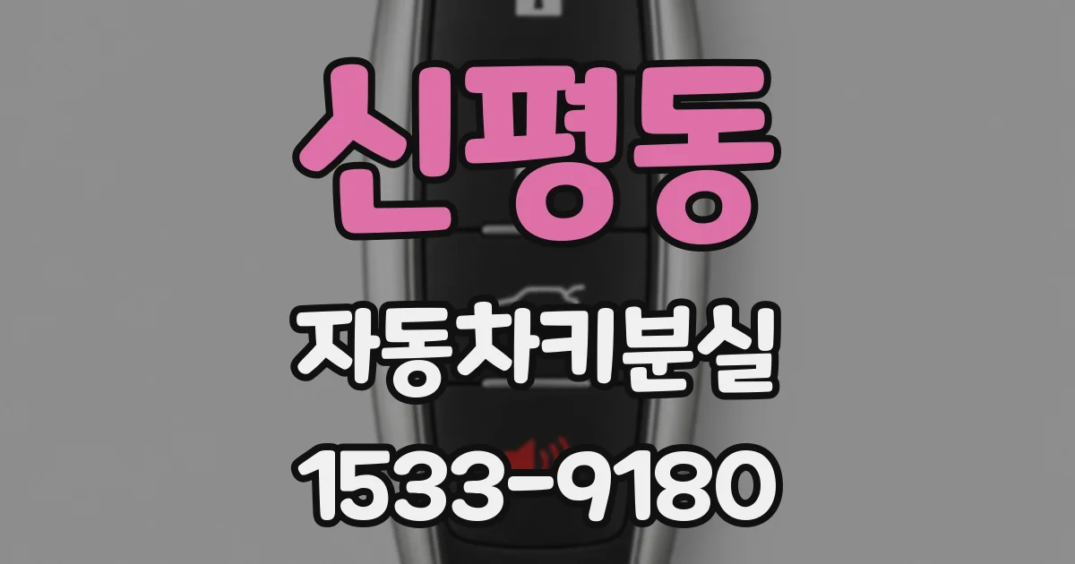 신평동 자동차키분실