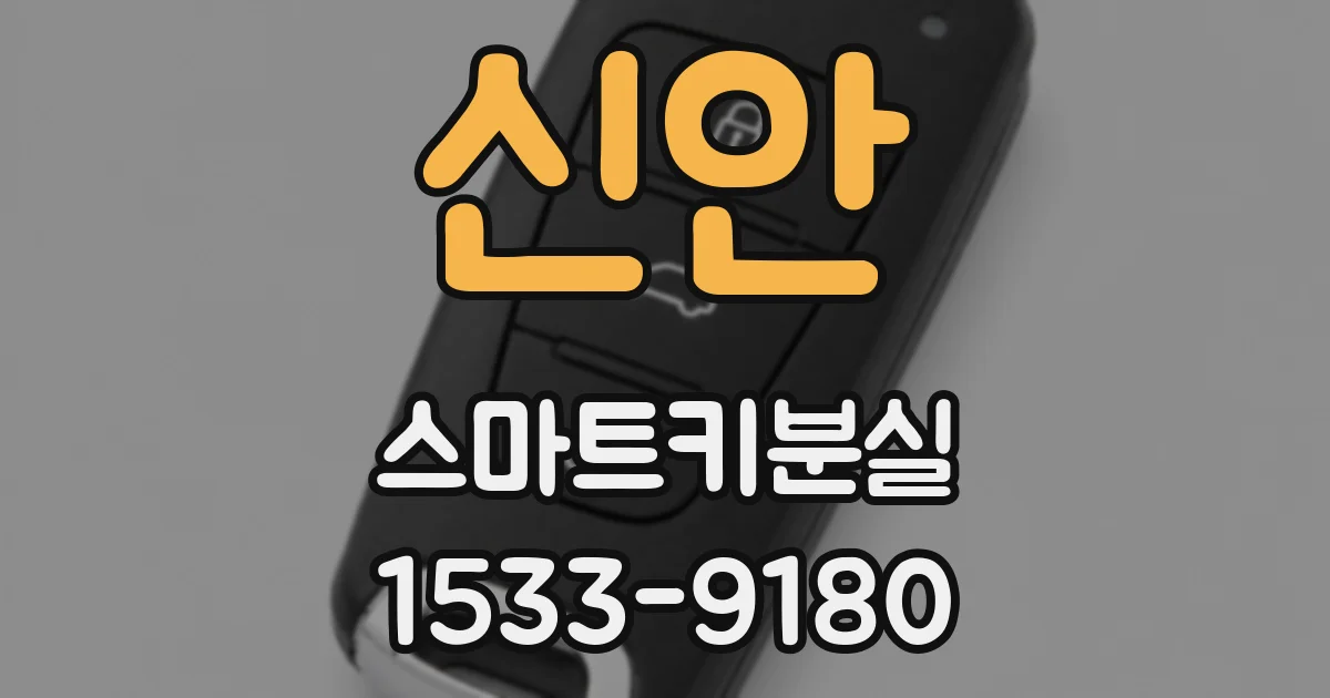 신안 스마트키분실