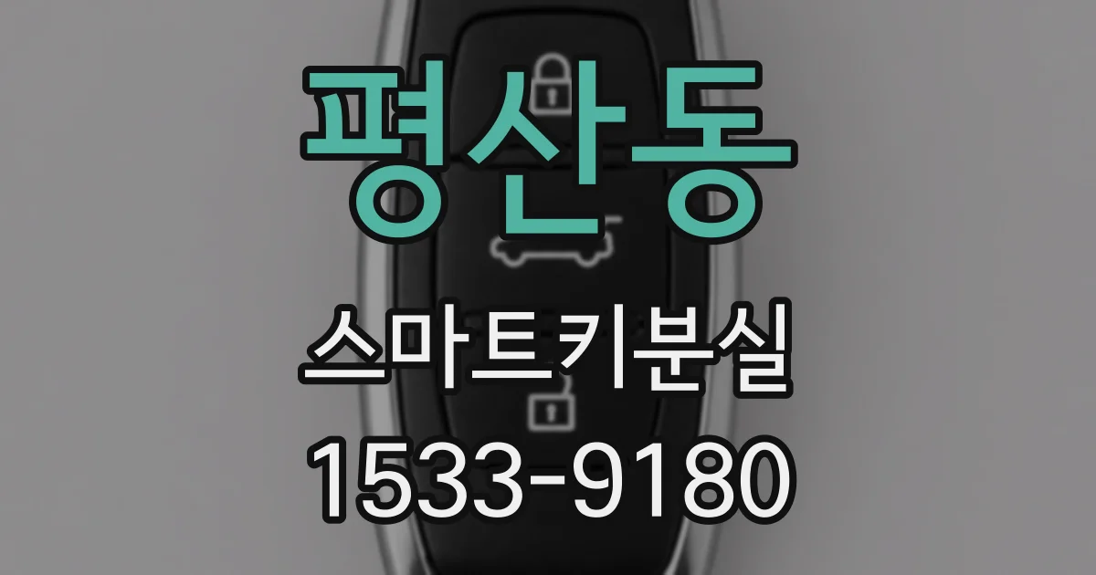 평산동 스마트키분실